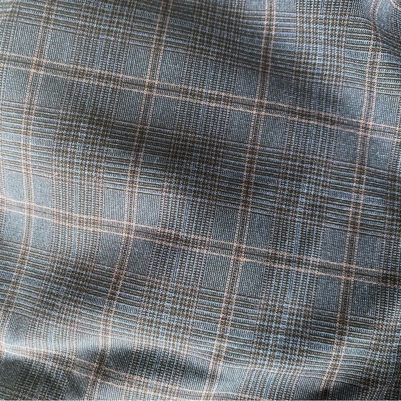 Banana Republic Factory Navy Plaid Ryan Curvy Fit Pants size 4 NWT - Picture 10 of 10